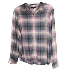Tommy Hilfiger - Plaid Button Down Shirt - Small